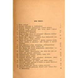 Pierwiastek ludowy i społeczny w piśmiennictwie polskim (wybór zagadnień z literatury)