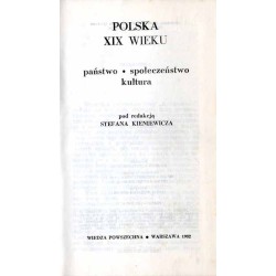 Polska XIX wieku. Państwo, społeczeństwo, kultura