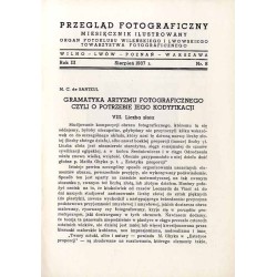 Przegląd Fotograficzny. Miesięcznik ilustrowany. Organ Fotoklubu Wileńskiego i Lwowskiego Towarzystwa Fotograficznego. R. 3 (193
