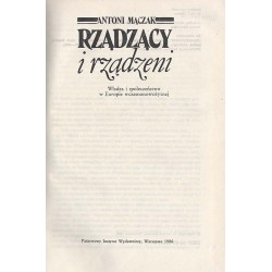 Rządzący i rządzeni. Władza i społeczeństwo w Europie wczesnonowożytnej