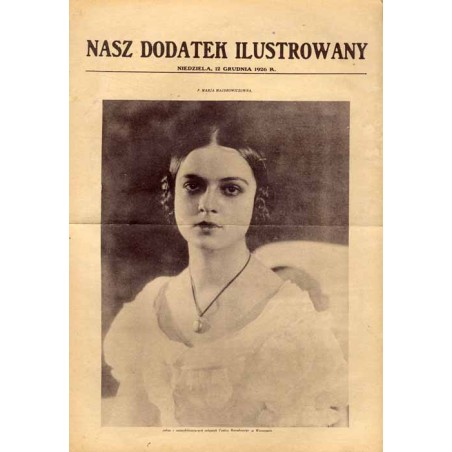 Nasz Dodatek Ilustrowany. (1926). (12 grudnia 1926)