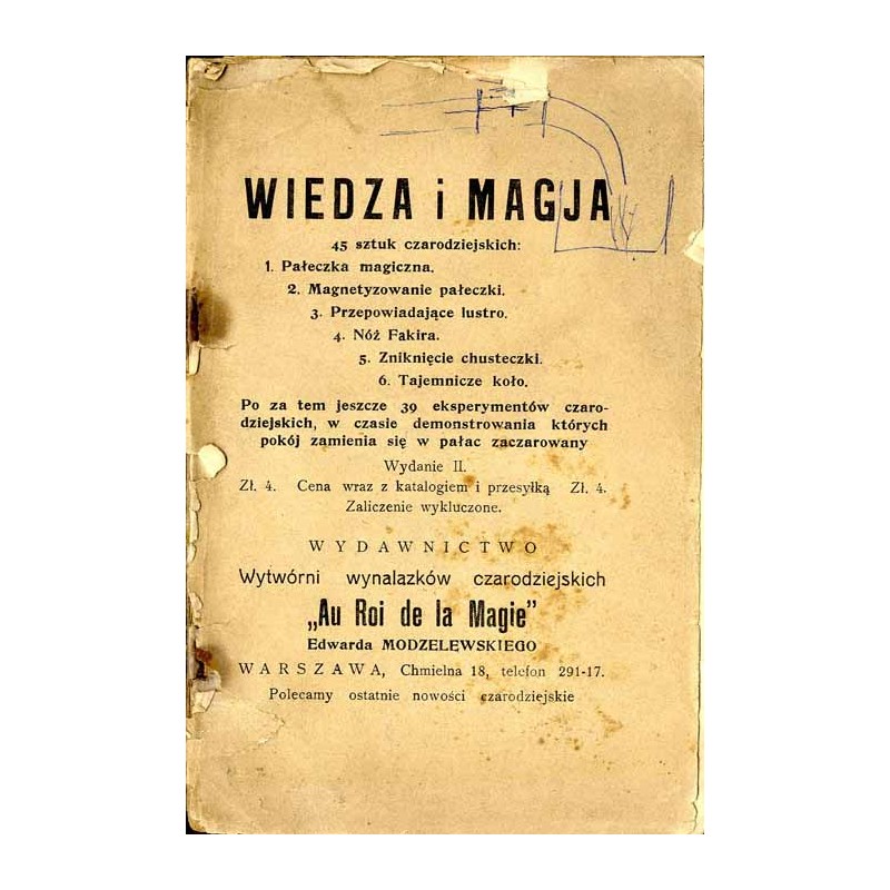 Wiedza i magja. 45 sztuk czarodziejskich [...]