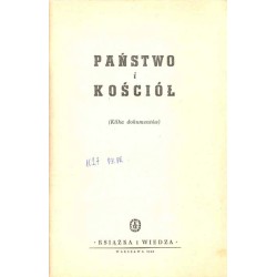 Państwo i Kościół. (Kilka dokumentów)