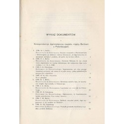 Źródła do dziejów drugiego i trzeciego rozbioru Polski. T.1: Polityka Rosyi i Prus wobec Polski od początków Sejmu Czteroletnieg