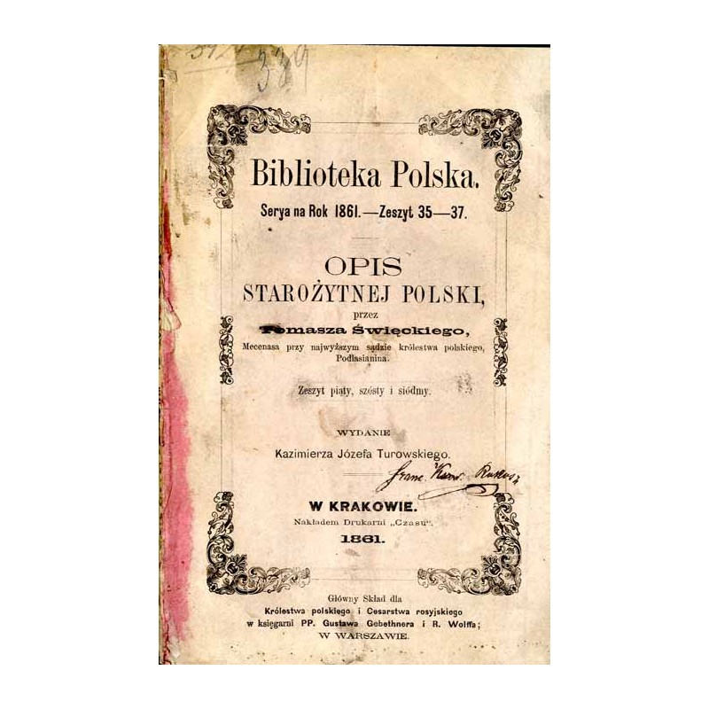 Opis starożytnej Polski. T.2
