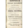 Historya Nowego Testamentu z xiąg Pisma Świętego zamykająca życie i nauki Jezusa Chrystusa i obyczaje dawnych chrześcijan. [Cz.