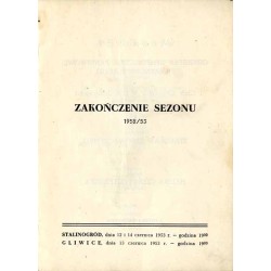 Państwowa Filharmonia Śląska. Program. Koncert Symfoniczny 12-14 VI. 1953. Zakończenie Sezonu 1952/53