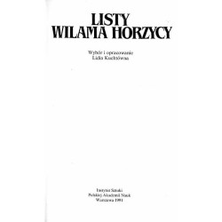 Listy Wilama Horzycy
