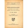 Sprawozdanie Koła Uczniów i Byłych Uczniów Szkoły Nauk Politycznych za rok 1928/29