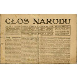 Głos Narodu. R.26 (1916). Nr 557 (16 listopada 1916). Wydanie poranne