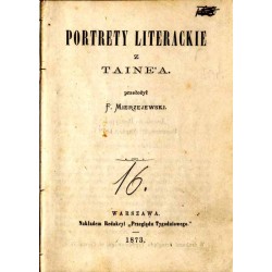 Portrety literackie z Taine'a