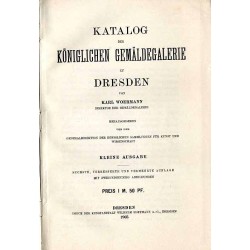 Katalog der Königlichen Gemäldegalerie zu Dresden. Kleine Ausgabe
