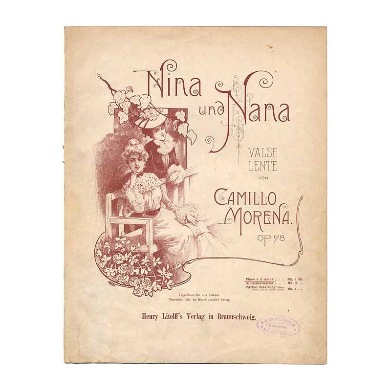 Nina und Nana. Valse lente. Op. 78