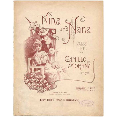 Nina und Nana. Valse lente. Op. 78