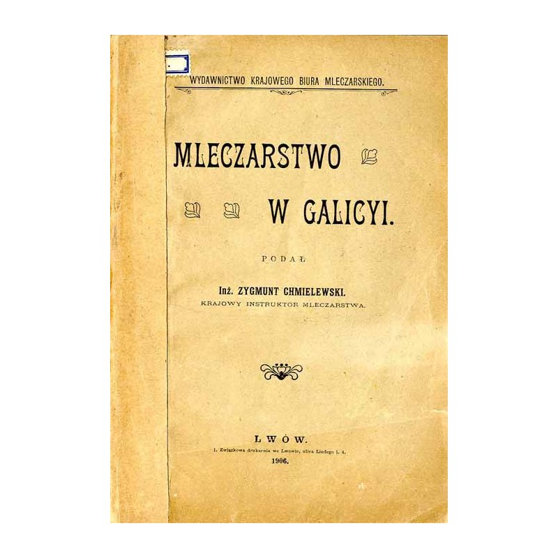 Mleczarstwo w Galicyi