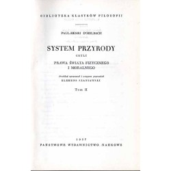 System przyrody czyli prawa świata fizycznego i moralnego. 2t