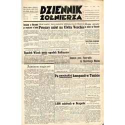 Dziennik Żołnierza. Polska prasa obozowa. Pismo żołnierzy 1. Korpusu Pancerno Mot. R.4 (1943). Nr 114 (849) (17 maja 1943)