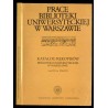 Katalog rękopisów Biblioteki Uniwersyteckiej w Warszawie. T.8: Nr 2296-2513