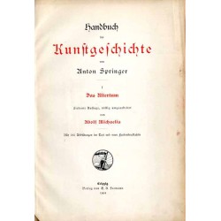 Handbuch der Kunstgeschichte. T.1: Altertum
