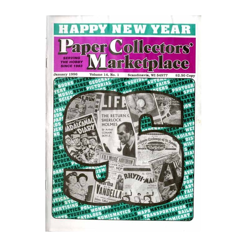 PCM Paper, Collectors' Marketplace. Vol.14 (1996). Nr 1 (January 1996)