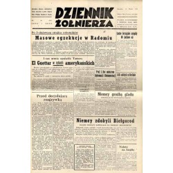Dziennik Żołnierza. Polska prasa obozowa. Pismo żołnierzy 1. Korpusu Pancerno Mot. R.4 (1943). Nr 66 (801) (20 marca 1943) / Rad