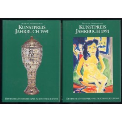 Kunstpreis Jahrbuch 1991. Deutsche und Internationale Auktionsergebnisse. Band.46 Teil 1-2 w 2 vol