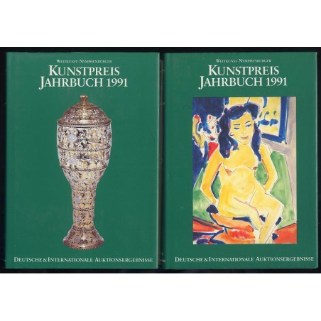 Kunstpreis Jahrbuch 1991. Deutsche und Internationale Auktionsergebnisse. Band.46 Teil 1-2 w 2 vol