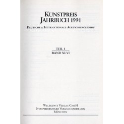 Kunstpreis Jahrbuch 1991. Deutsche und Internationale Auktionsergebnisse. Band.46 Teil 1-2 w 2 vol