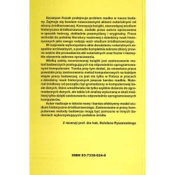 Rzeszowskie akta notarialne 1871-1918. Studium historyczno-źródłoznawcze
