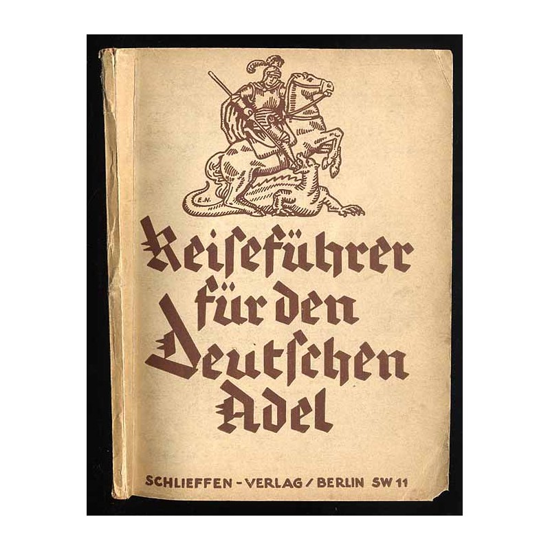 Reiseführer für den deutschen Adel 1933