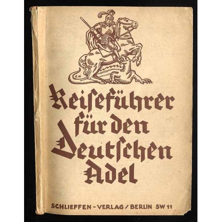 Reiseführer für den deutschen Adel 1933