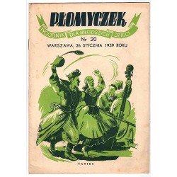 Płomyczek. Tygodnik dla młodszych dzieci. 1939. Nr 20 (26 stycznia 1939)