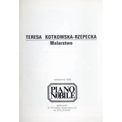 Teresa Kotkowska-Rzepecka. Malarstwo. Październik 1993