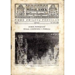 Podhalanka. Pismo Związku Podhalan. R.3 (1984). Nr 2 (10). Numer poświęcony 750-leciu Ludźmierza i Podhala