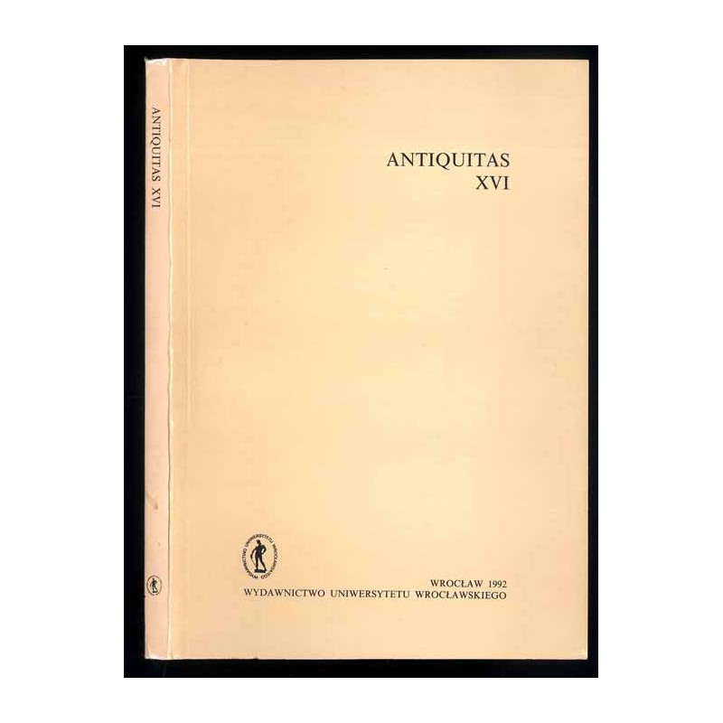 Acta Universitatis Wratislaviensis. Antiquitas. T.16 (1992)