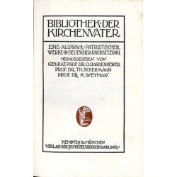 Bibliothek der Kirchenväter. Eine Auswahl Patristischer Werke in deutscher übersetzung. Reihe 1. B. 32: Ambrosius von Mailand: A