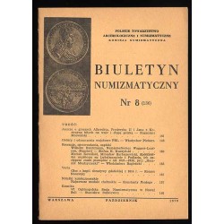 Biuletyn Numizmatyczny. 1978. Nr 8 (136) (X 1978)