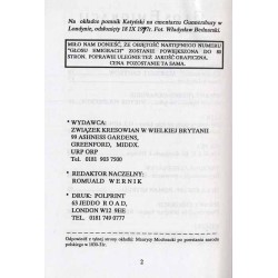 Głos Emigracji. Kwartalnik polityczno-społeczny poświęcony sprawom kresowym. Nr 6 (V 2000)