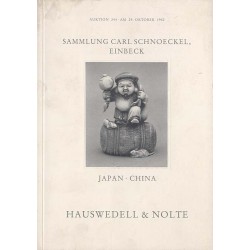 Antiquariatskatalog. Auktion 244: Japan. China. Sammlung Carl Schnoeckel, Einbeck. Indien. Thailand. Amerika. Auktion 244