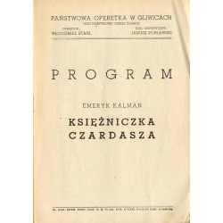 Program Emeryk Kálman. Księżniczka Czardasza