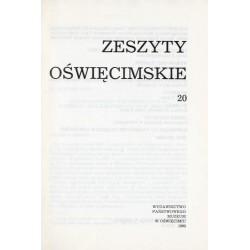 Zeszyty Oświęcimskie. Nr 20 (1993)