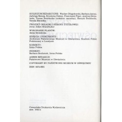Zeszyty Oświęcimskie. Nr 20 (1993)
