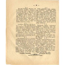 [Amts-Blatt der Königlichen Regierung zu Oppeln. 1856]. Extaordinaire Beilage zum Amts-Blatt der Königl. Regierung zu Oppeln. St
