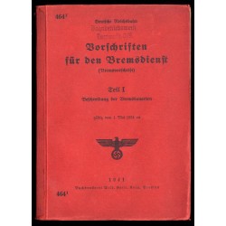 Vorschriften für den Bremsdienst (Bremsvorschrift). Teil I: Beschreibung der Bremsbauarten