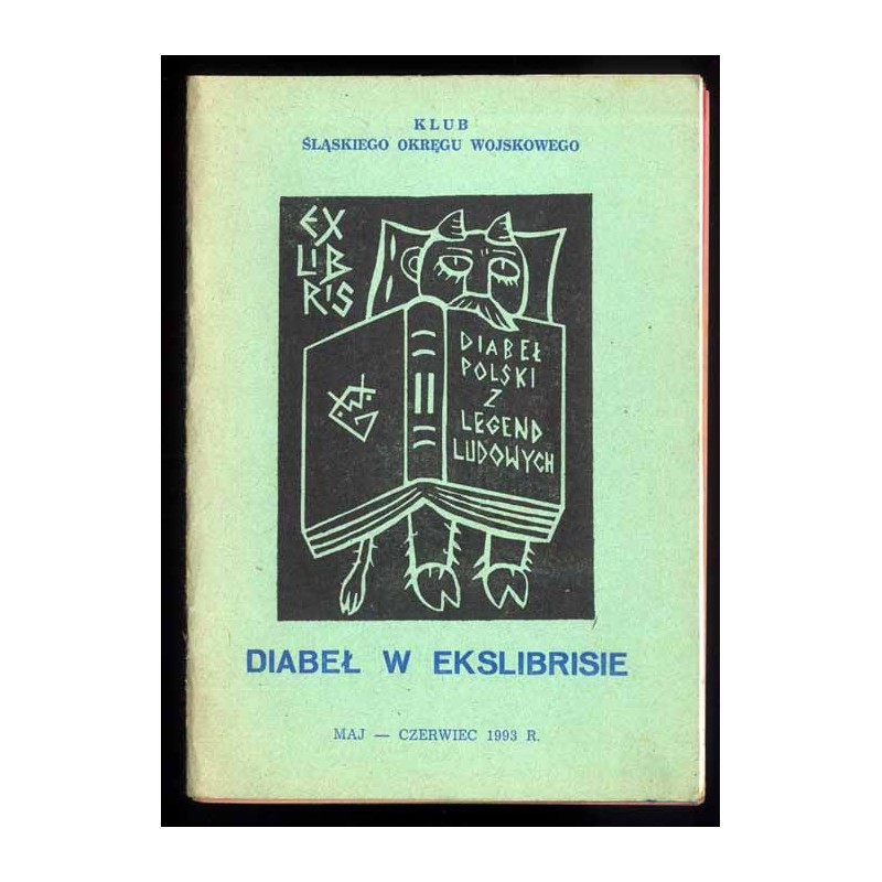 Diabeł w ekslibrisie. Maj - czerwiec 1993 r. Klub Śląskiego Okręgu Wojskowego