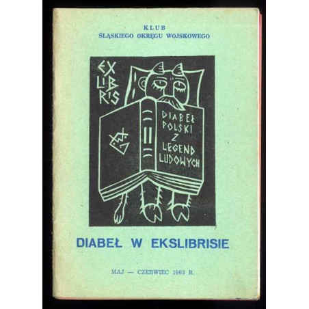 Diabeł w ekslibrisie. Maj - czerwiec 1993 r. Klub Śląskiego Okręgu Wojskowego