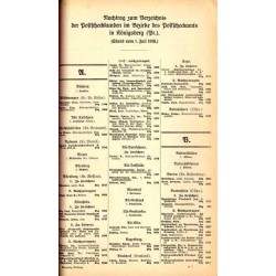 Nachtrag zum Verzeichnis der Postscheckkunden bei den Postscheckämtern im Reichs-Postgebiet. 1918 [...] Nach dem Stande vom 1. J