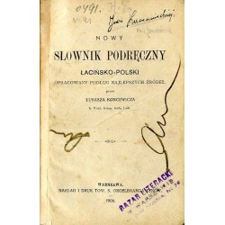 Nowy słownik podręczny łacińsko-polski