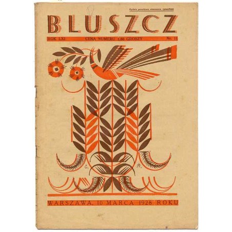 Bluszcz. Społeczno-literacki ilustrowany tygodnik kobiecy. R.61 (1928). Nr 11 (10 marca 1928)