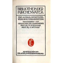 Bibliothek der Kirchenväter. Eine Auswahl Patristischer Werke in deutscher übersetzung. Reihe 1. B. 24: Tertulian: Ausgewählte S